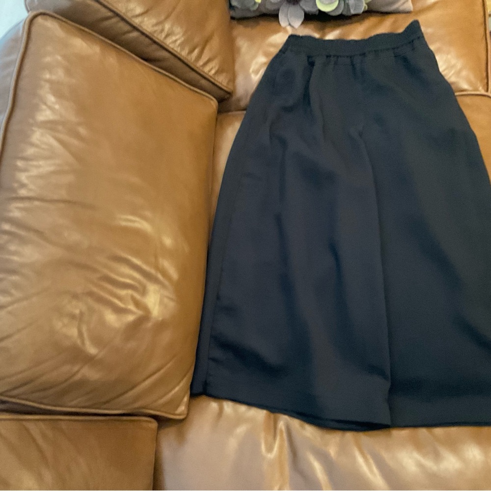 Wilfred Black Ribbed Drawstring loose pants